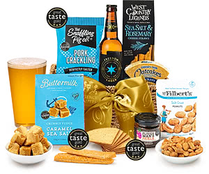 Father's Day Man Gift Hamper With Beer